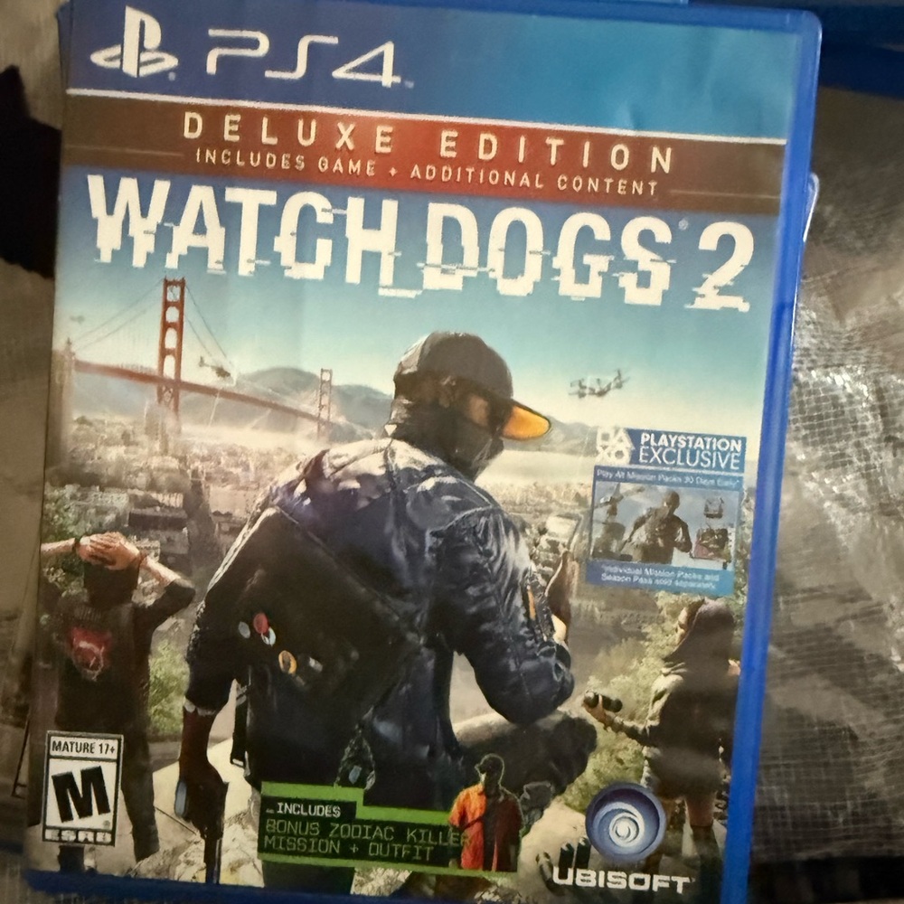 Sony PS4 Watch Dogs 2 Deluxe Edition - Blue